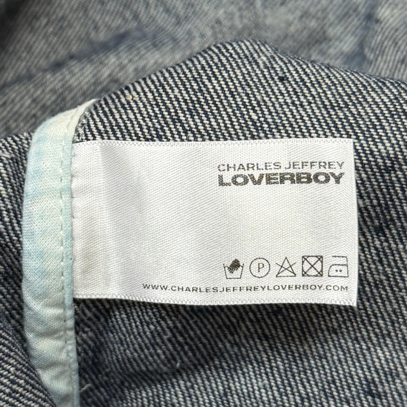 参考上代84700円 未使用 CHARLES JEFFREY LOVERBOY 25SS CARGO DENIM