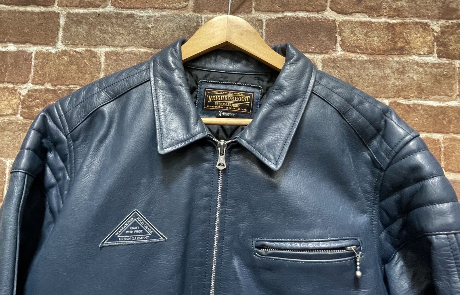 NEIGHBORHOOD ネイバーフッド 122CCNH-JKM02 VINCENT BL-JKT レザー