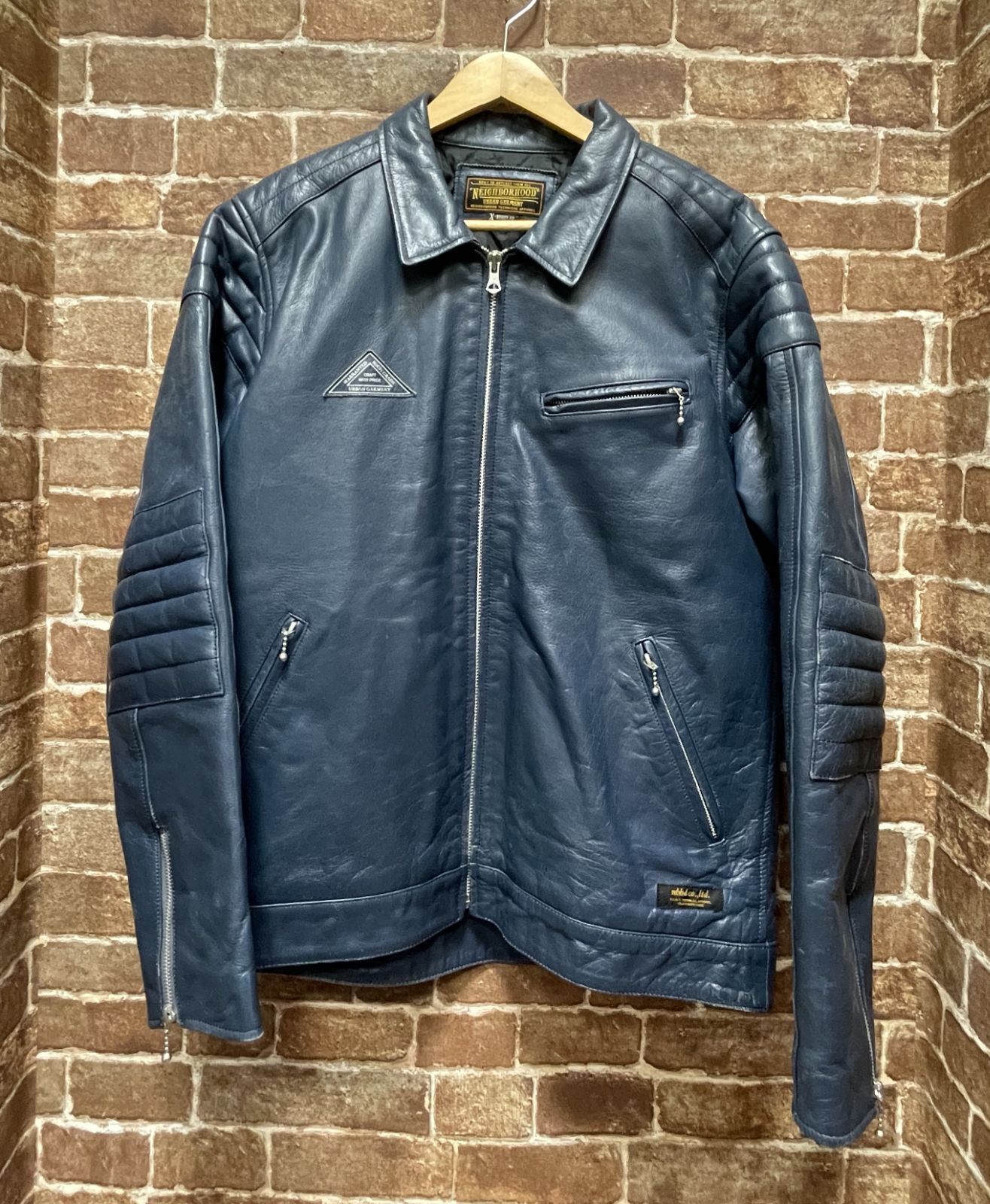 NEIGHBORHOOD ネイバーフッド 122CCNH-JKM02 VINCENT BL-JKT レザー