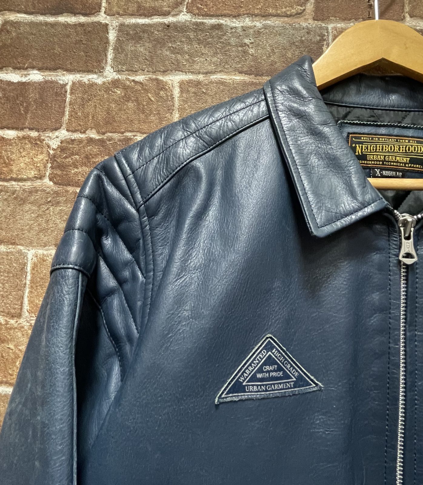 NEIGHBORHOOD ネイバーフッド 122CCNH-JKM02 VINCENT BL-JKT レザー