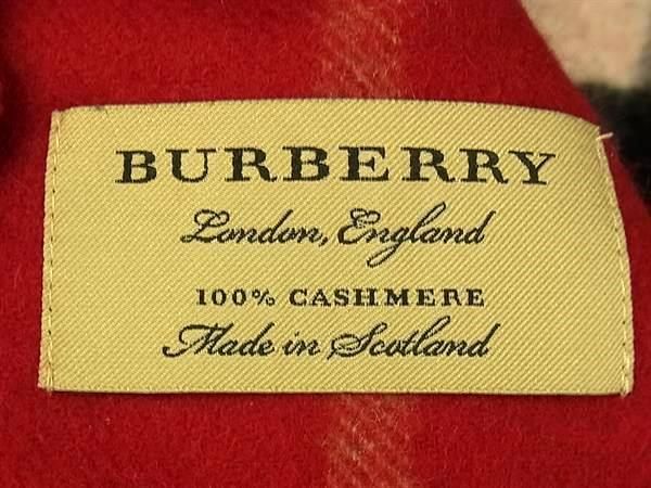 BURBERRY バーバリー マフラー ノバチェック レッド系 カシミヤ100％ レディース フリンジ 美品【本物保証】 BURBERRY バーバリー マフラー ノバチェック レッド系 カシミヤ100