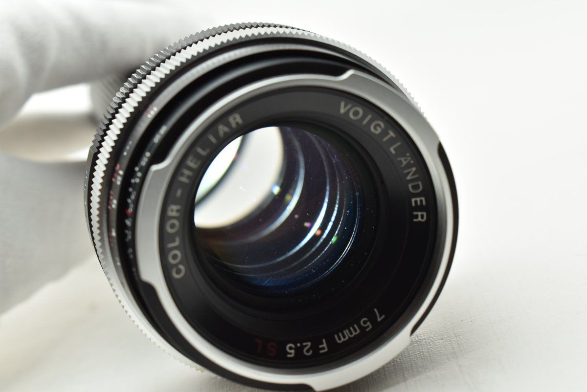 Voigtlander COLOR-HELIAR 75mm F2.5 SL レンズ ミノルタ MDマウント