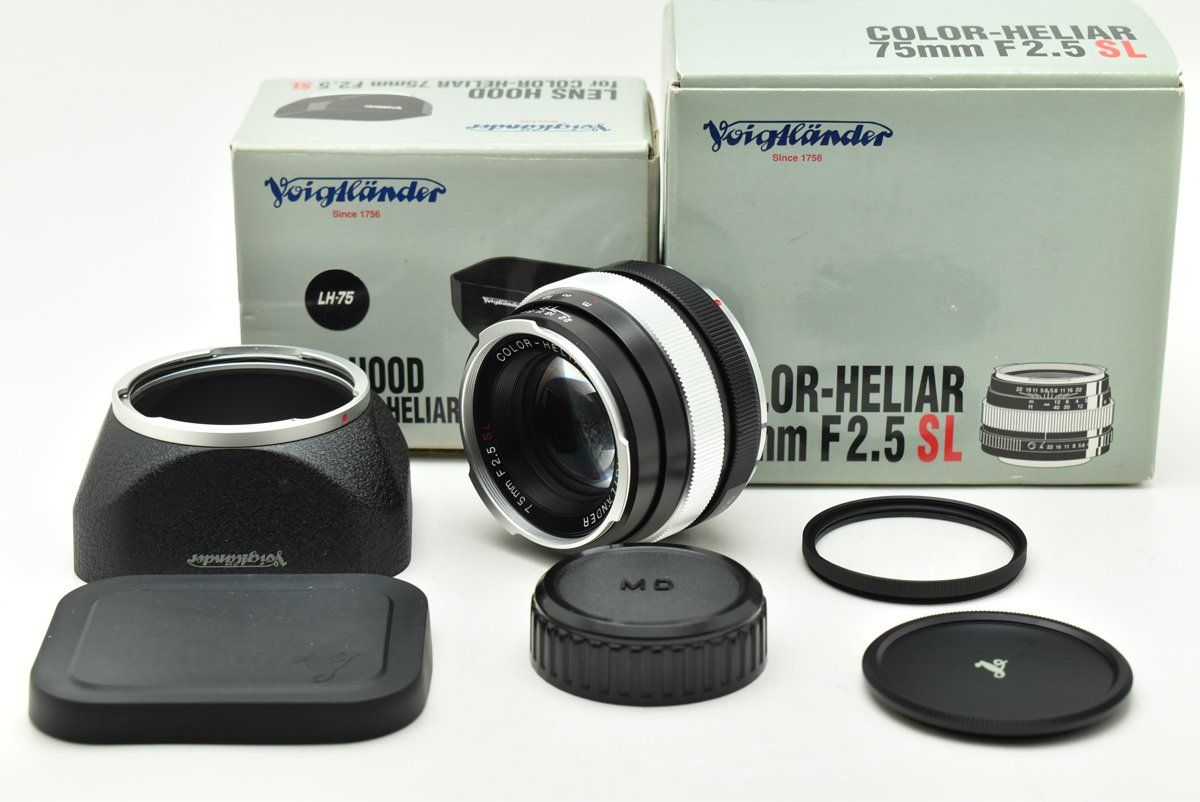 Voigtlander COLOR-HELIAR 75mm F2.5 SL レンズ ミノルタ MDマウント
