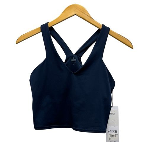 アローヨガ alo Yoga タンクトップ キャミソール ヨガウェア S 紺