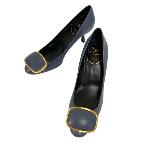 ロジェヴィヴィエ ROGER VIVIER パンプス ラウンドトゥ バックル