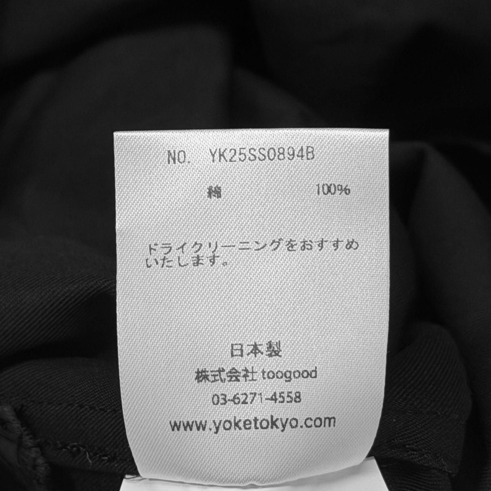 参考上代71500円 未使用 YOKE 25SS PHOTO PRINTED FINX COTTON WASHER