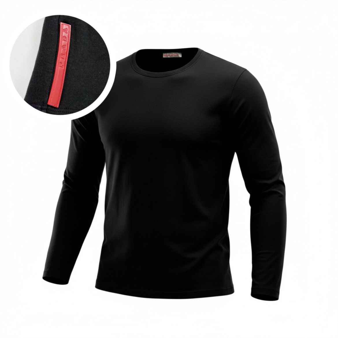 トップス PRADA SPORTS long T-shirt PRADA SPORTS プラダスポーツ Tシャツ ネイビー ホワイト 紺白 サイズ