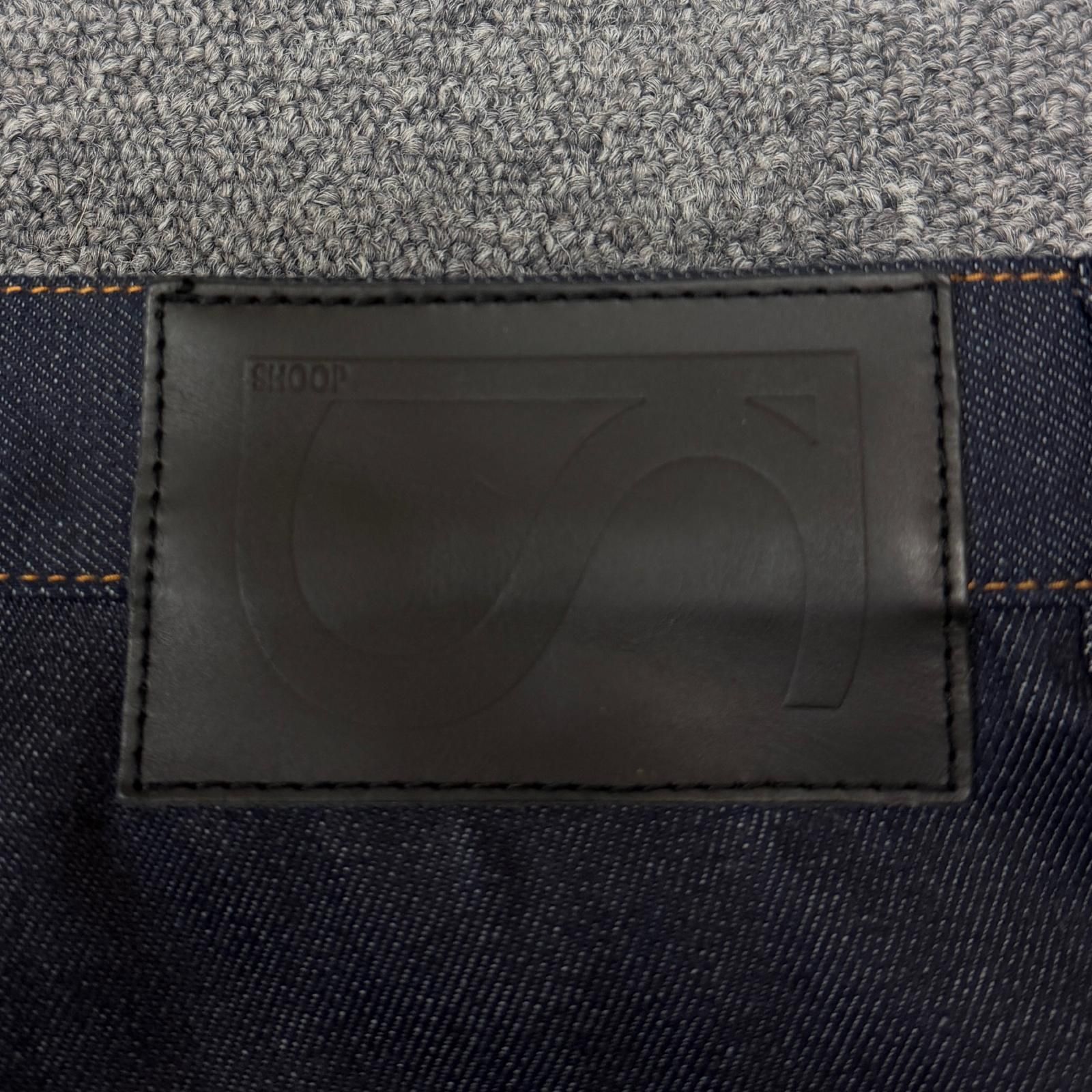 参考上代59400円 未使用 SHOOP DOUBLE LEG LOOSE FIT JEANS ダブル