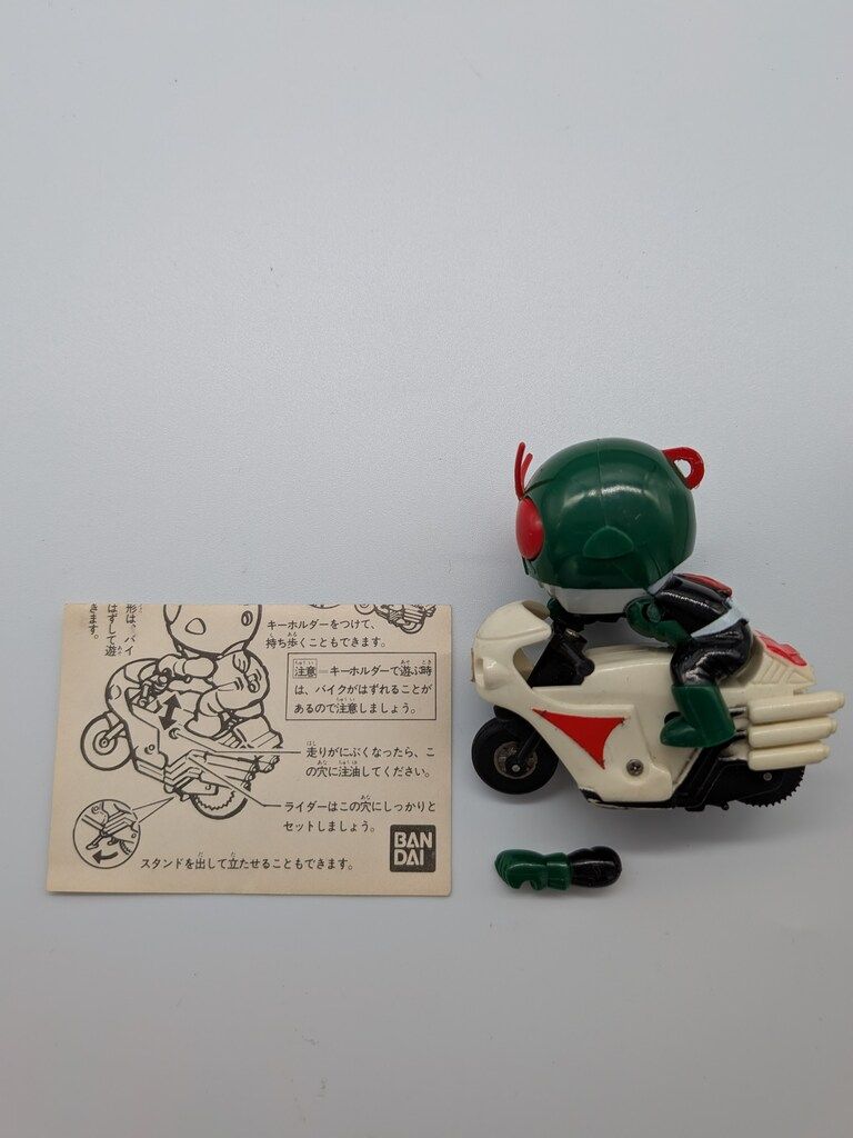 バンダイ カッとびライダー 仮面ライダー倶楽部 仮面ライダー1号 表記