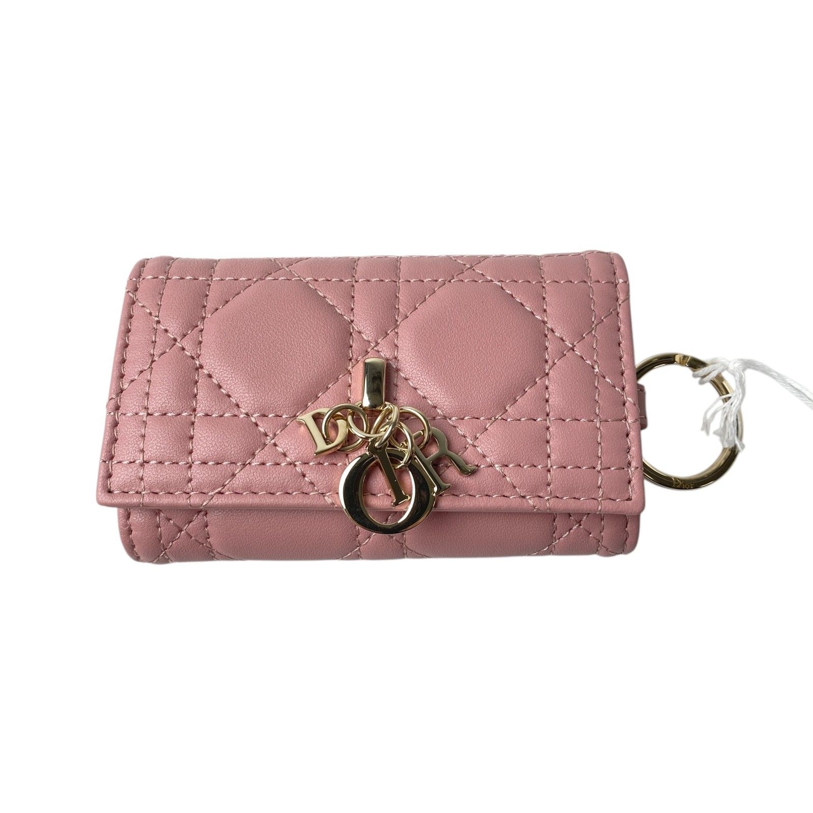 ディオール　キーケース　キーリング　カナージュ　ピンク　ディオールチャーム Christian Dior（クリスチャン・ディオール） キーケース My Dior