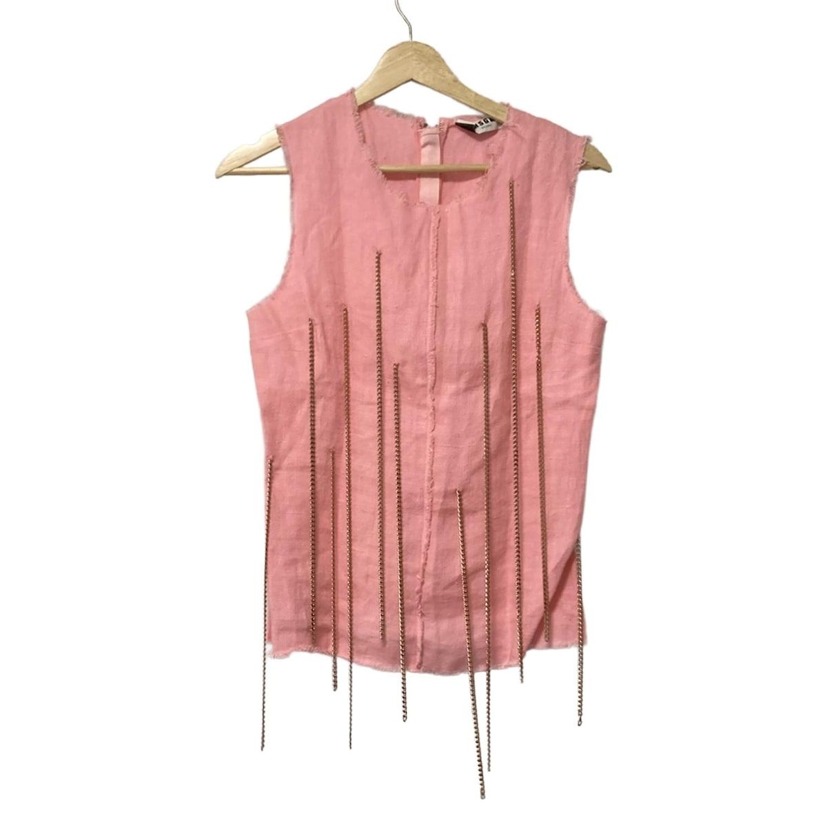 MSGM(エムエスジィエム) ノースリーブカットソー サイズ38 M