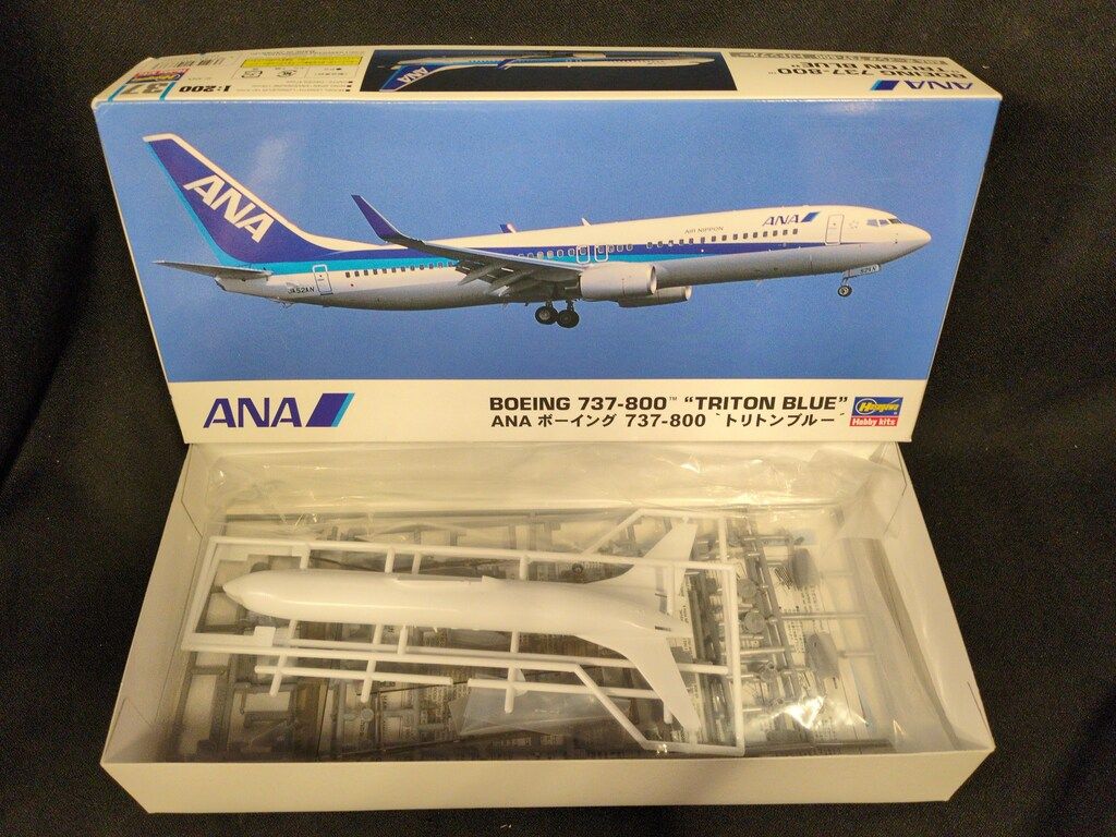 ハセガワ 1/200 ANA ボーイング737-800 トリトンブルー 10737 - メルカリ