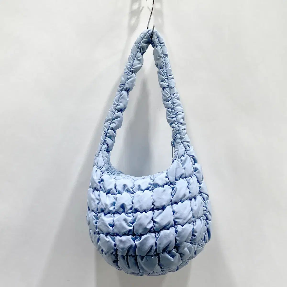 COS コス ショルダーバッグ キルト ミニバッグ ライトブルー