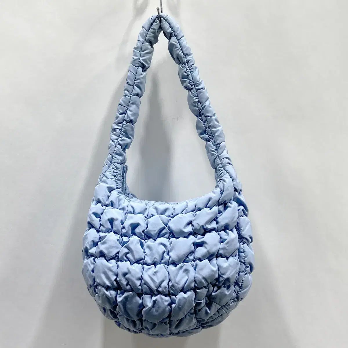 COS コス ショルダーバッグ キルト ミニバッグ ライトブルー