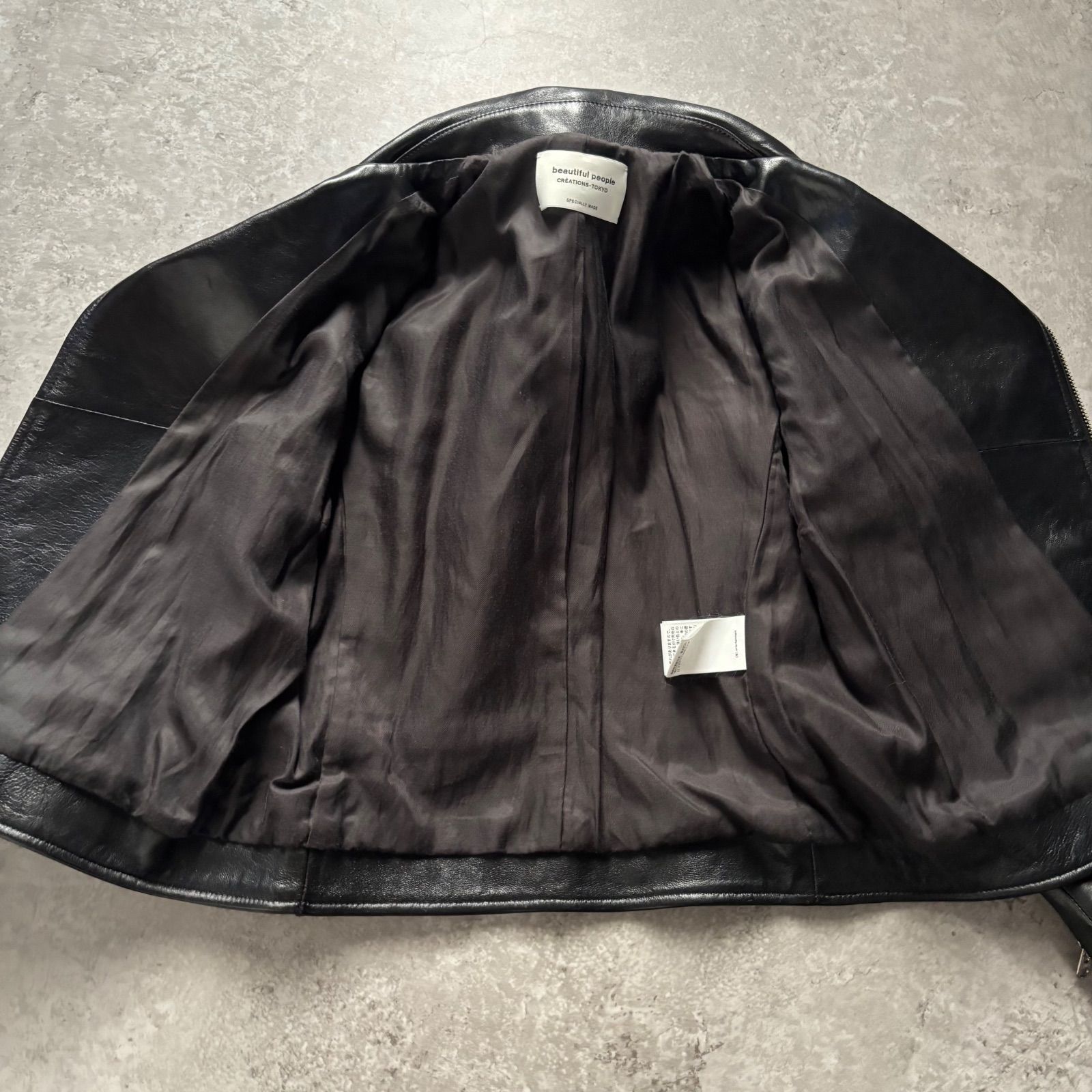 極美品 beautiful people ビューティフルピープル ライダース