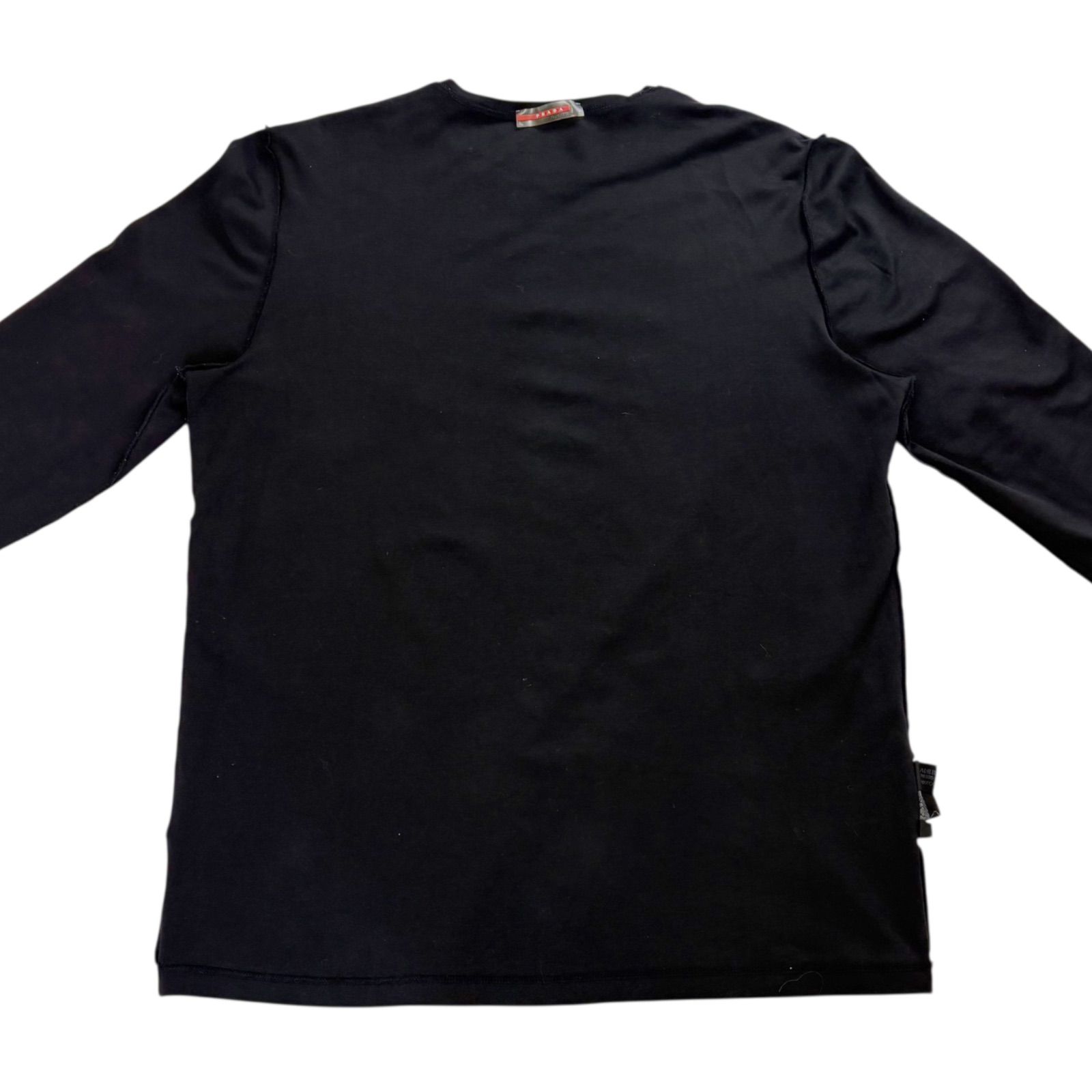 トップス PRADA SPORTS long T-shirt プラダスポーツ PRADA SPORTS ワンポイントロゴ ロングTシャツ