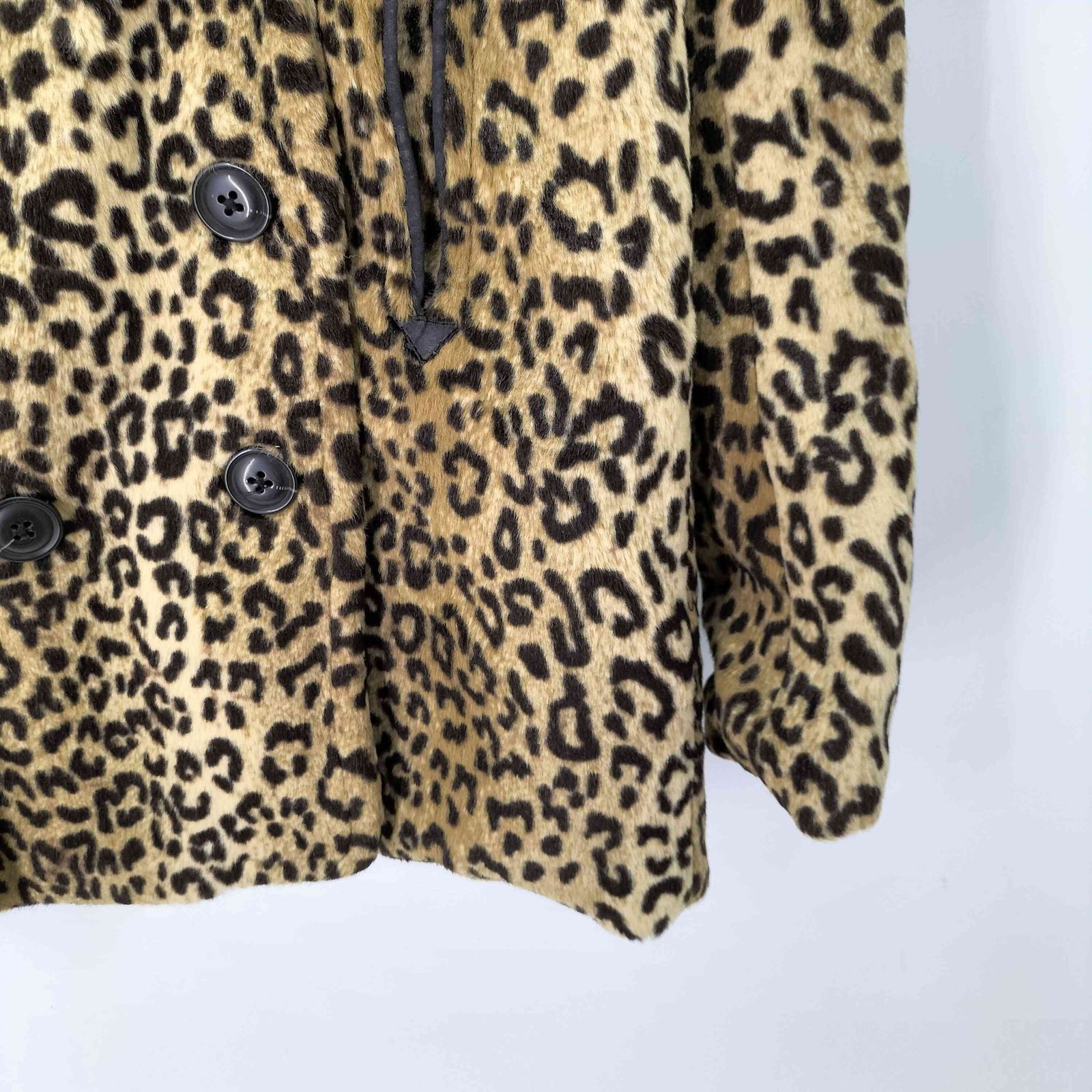 ローレンラルフローレン レオパード　ミニタリージャケット　L 豹柄　レディース デニムアンドサプライ ラルフローレン DENIM & SUPPLY RALPH LAUREN