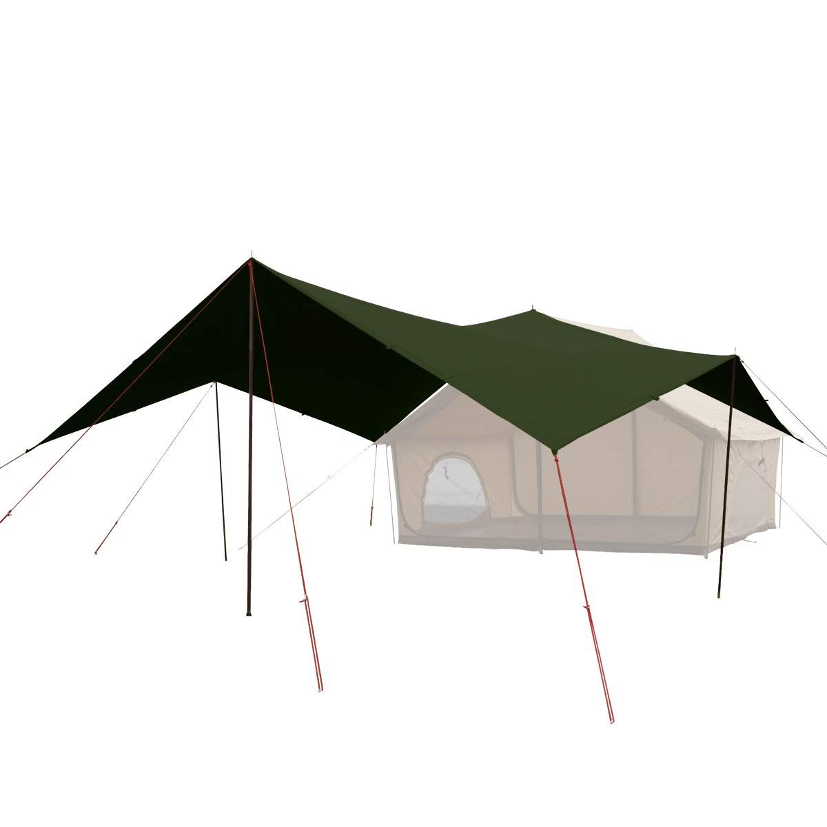 DOD ディーオーディー ヒレタープ ポリコットン生地 エイテントと組み合わせてエイヒレスタイルに