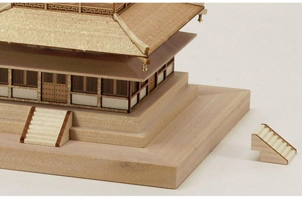 新品 ウッディジョー 1/150 法隆寺 五重の塔 木製模型 組み立てキット