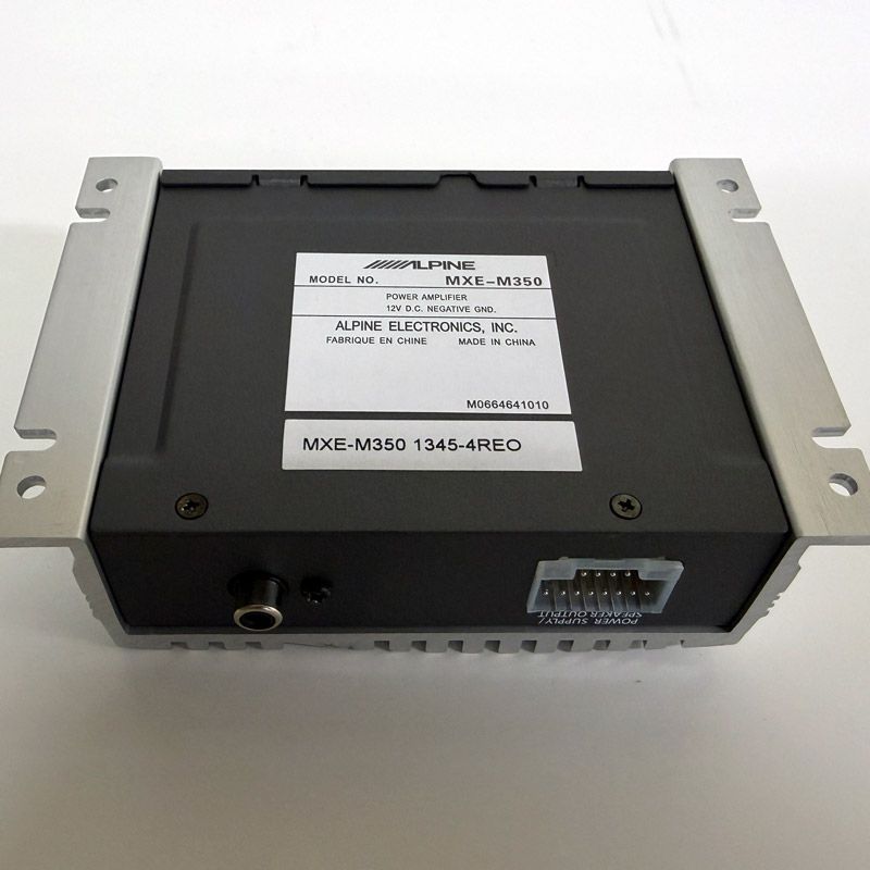 新品未使用】ALPINE アルパイン MXE-M350 1チャンネル パワーアンプ