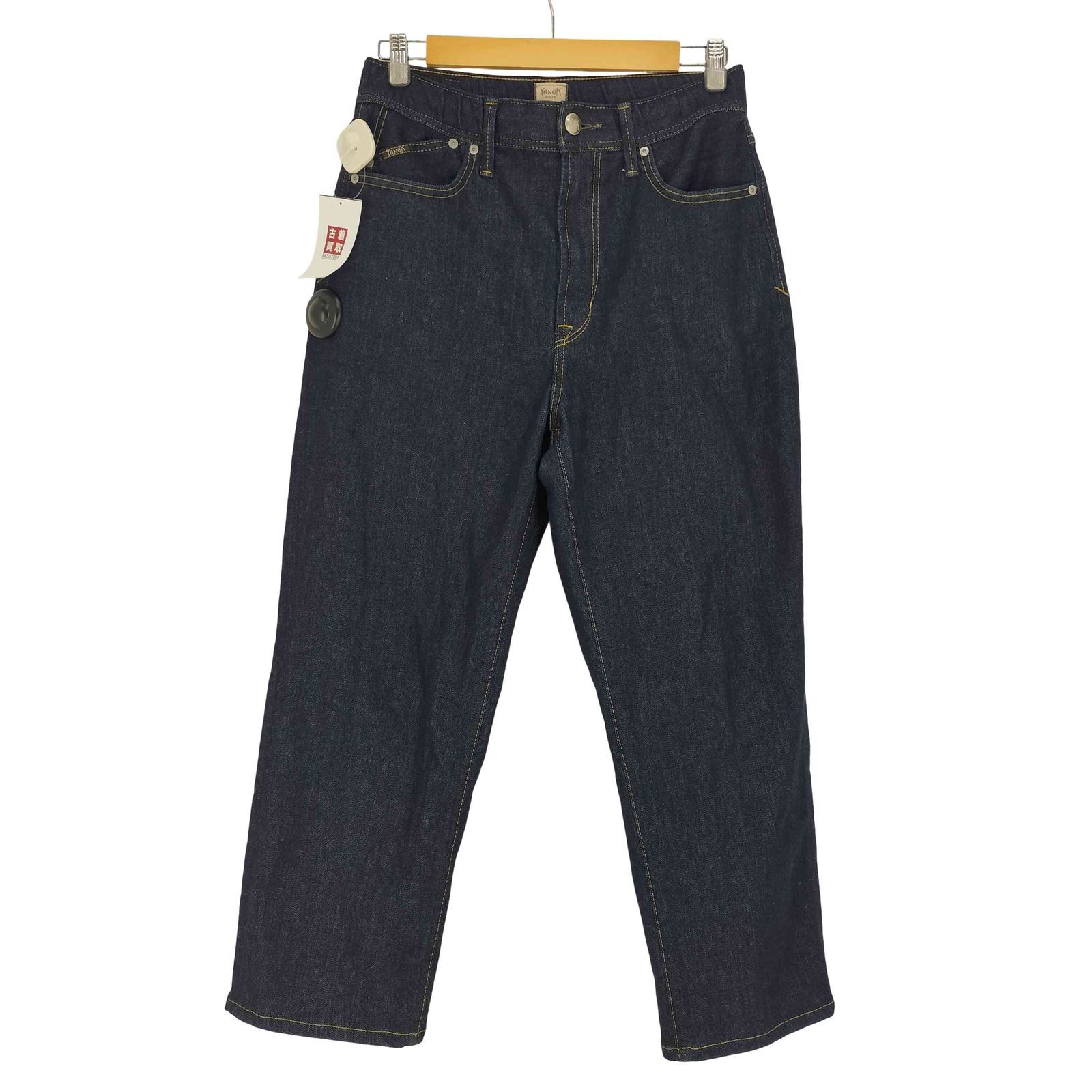 ヤヌーク YANUK PREMIUM2 ワイドストレート Roomy 濃紺 メンズ JPN：M