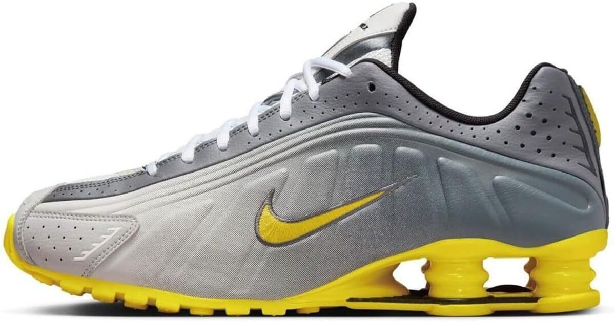 ナイキ] ショックス R4 SE SHOX R4 SE グレー/イエロー/ホワイト