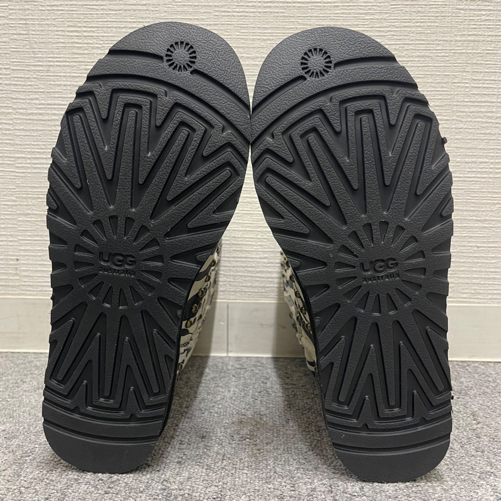 NPA】25cm UGG JIMMYCHOO コラボ ムートンブーツ ゼブラ柄 アグ ジミー