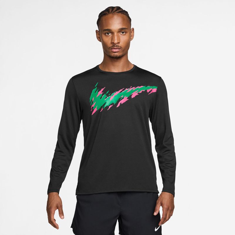 NIKE(ナイキ) ナイキ DF UV MILER GFX. L/S トップ 陸上＆ランニング