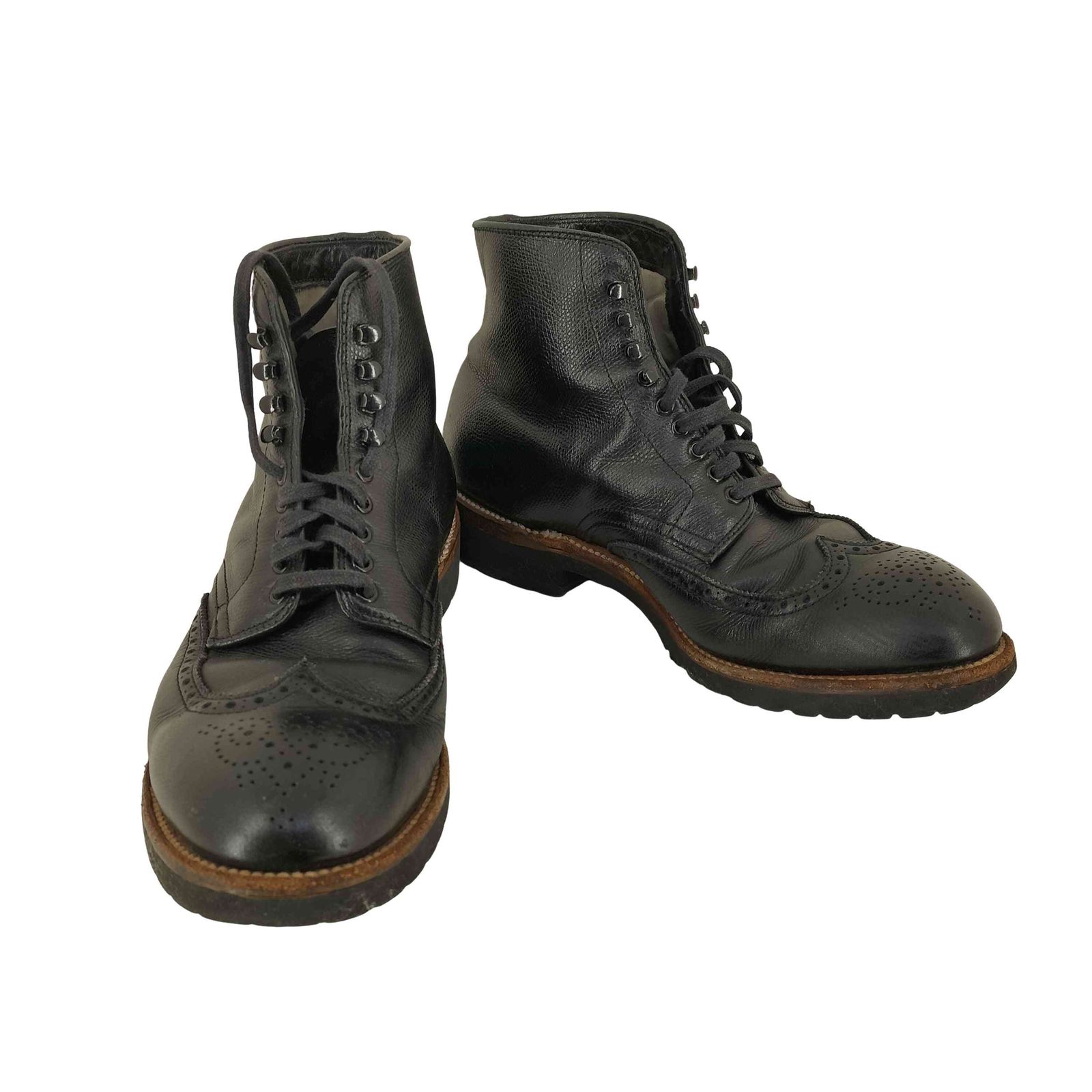 オールデン ALDEN アルパインカーフ ウィングチップブーツ メンズ 6 1