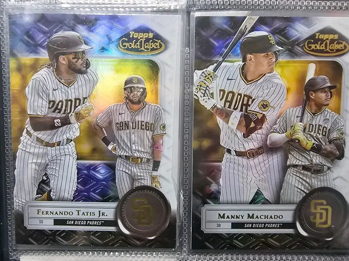サンディエゴ・パドレス レア タティス/マチャド GOLD LABEL 野球