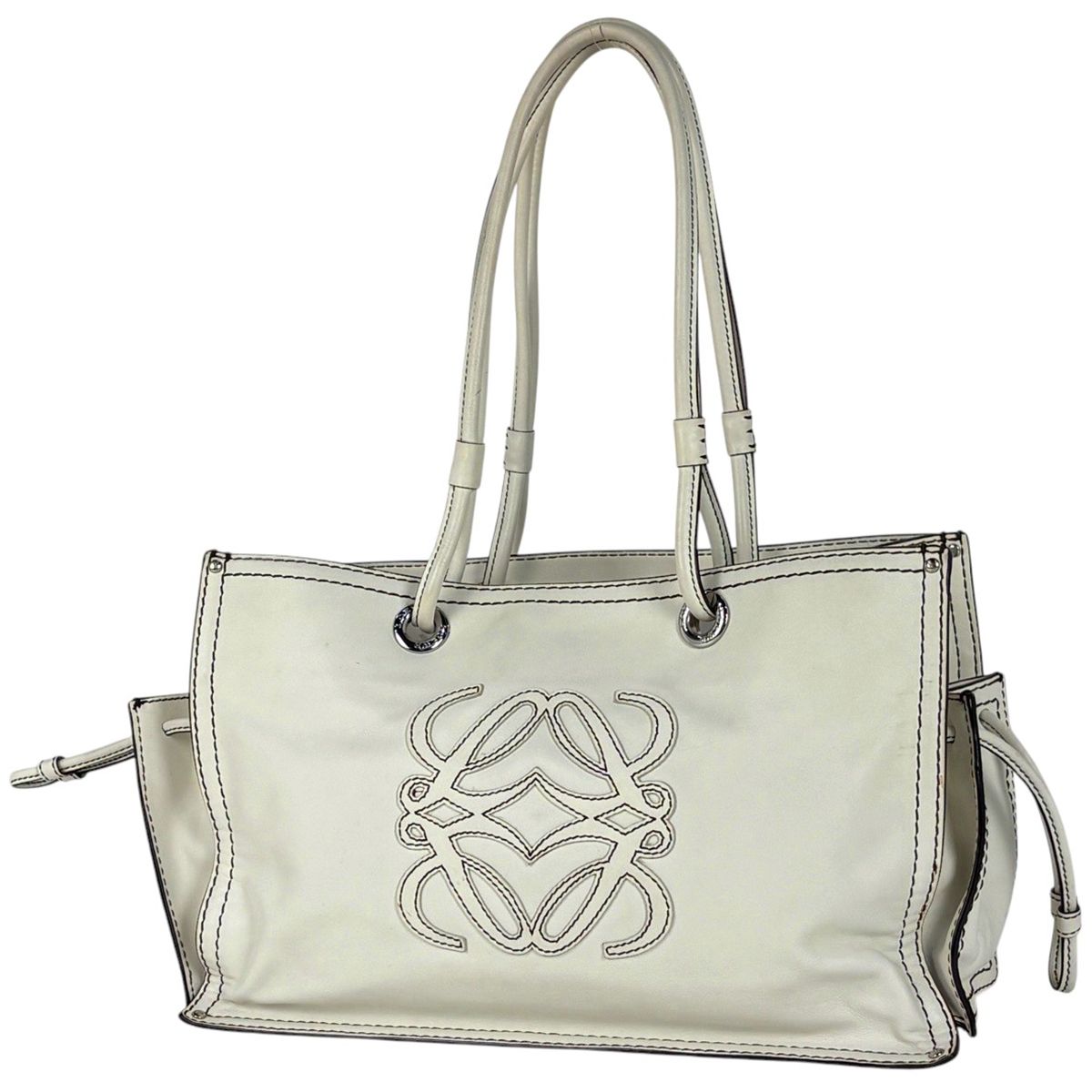 ロエベ LOEWE アナグラム ショッパー トートバッグ ロゴ ショルダー