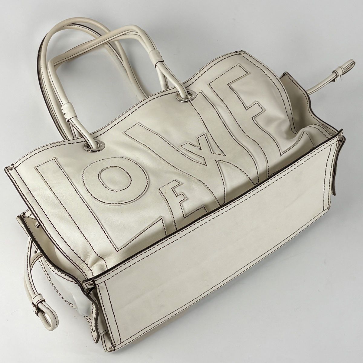 ロエベ LOEWE アナグラム ショッパー トートバッグ ロゴ ショルダー
