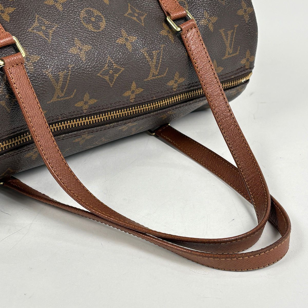 ルイ・ヴィトン Louis Vuitton パピヨン 30 バレルバッグ 筒型 旧旧型 