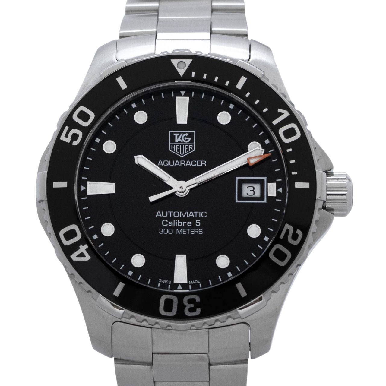 タグホイヤー TAG HEUER アクアレーサー オートマティック キャリバー 5 WAN2110 BA0822 TAG Heuer Aquaracer 自動巻き 腕時計 メンズ ユニセックス 黒