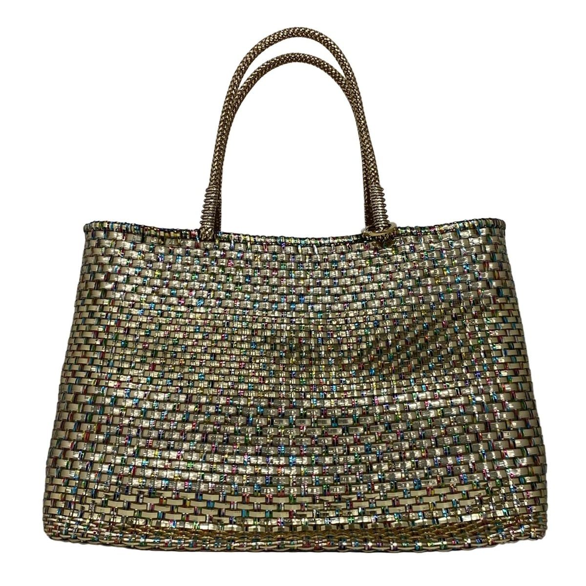 ANTEPRIMA(アンテプリマ) トートバッグ美品 イントレッチオ ゴールド