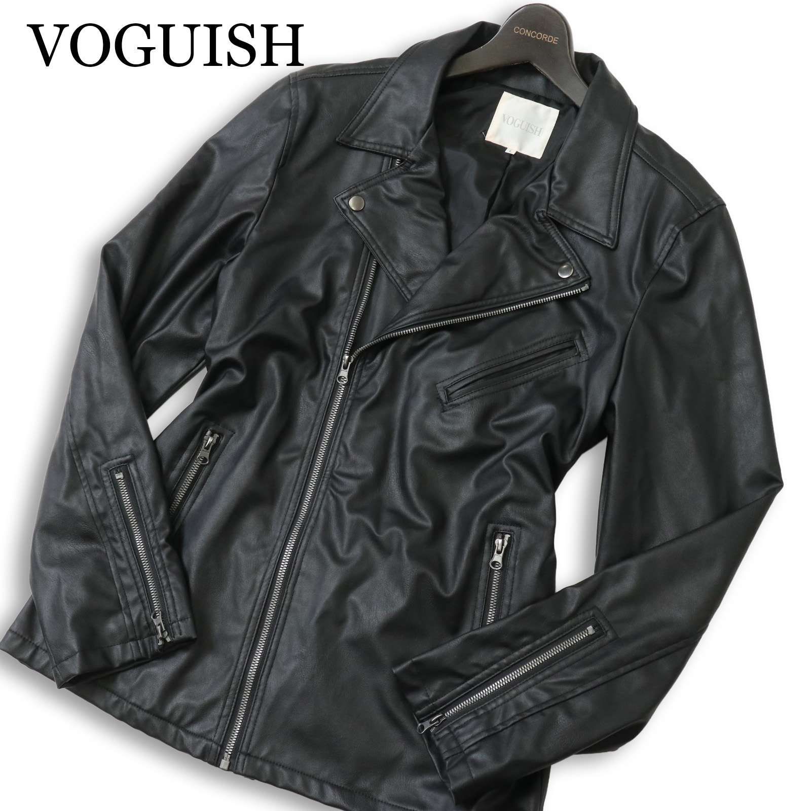 VOGUISH ヴォーギッシュ ルパート 秋冬 フェイク レザー☆ ライダース