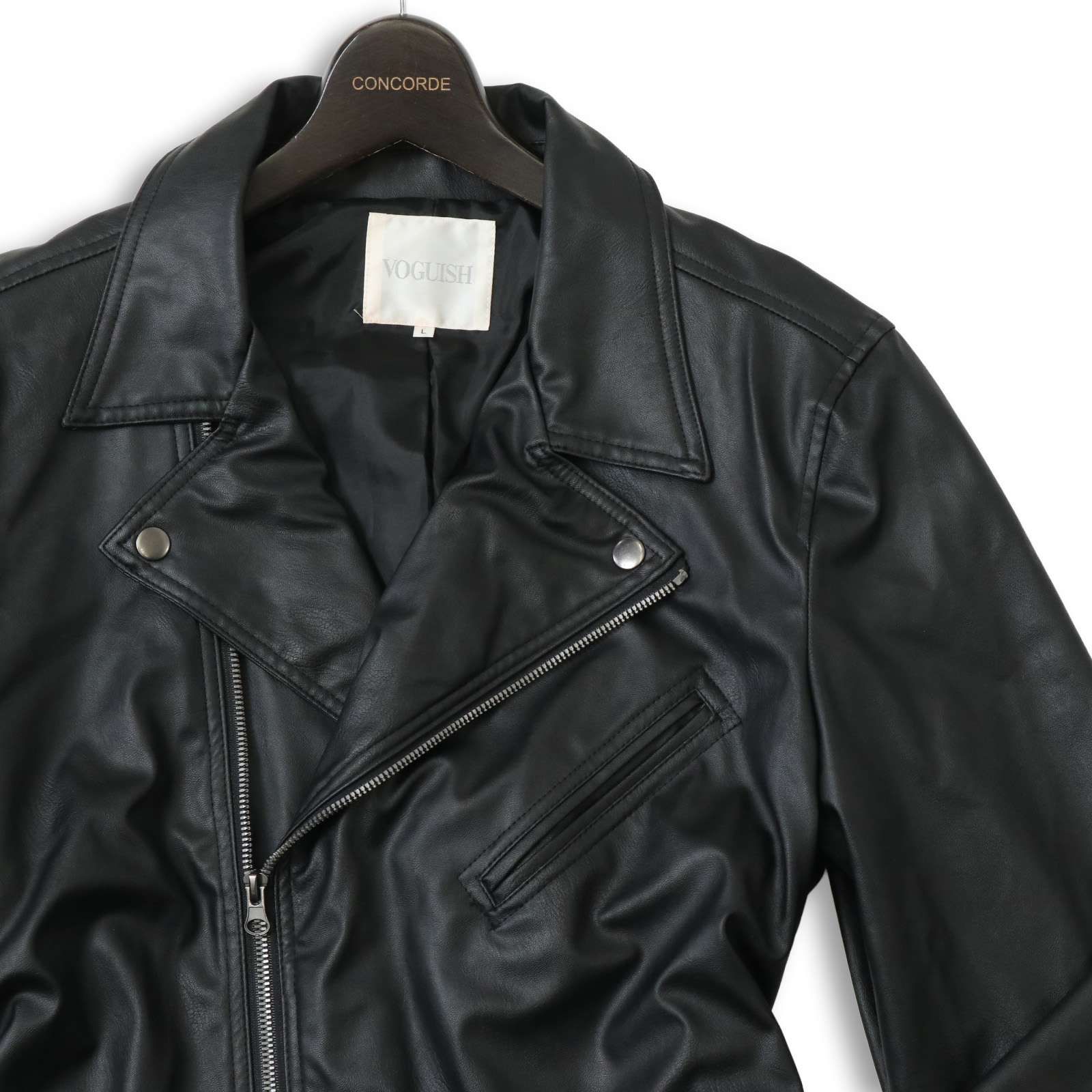VOGUISH ヴォーギッシュ ルパート 秋冬 フェイク レザー☆ ライダース