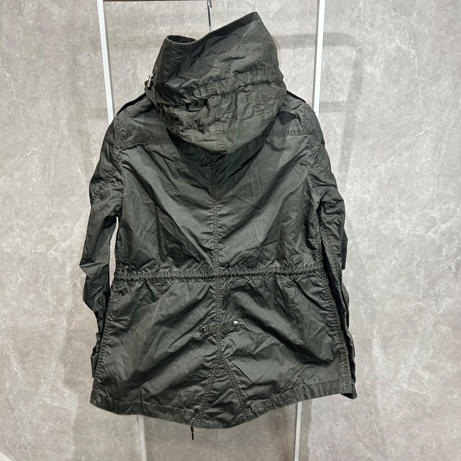 MONCLER モンクレール ナイロンジャケットパーカー カーキ0 - メルカリ