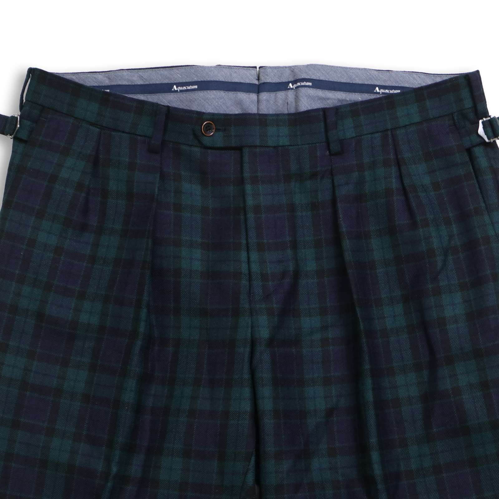 Aquascutum アクアスキュータム 秋冬 ウール100％☆ ブラックウォッチ