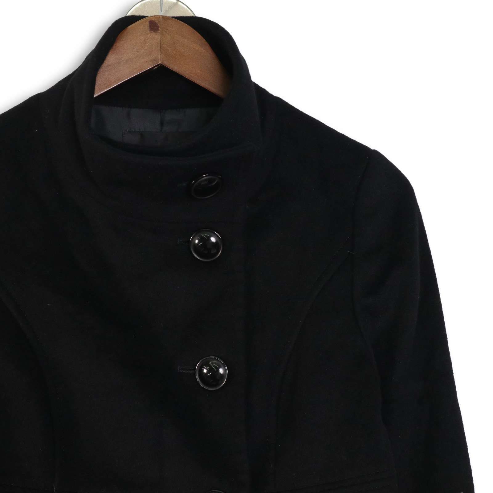 INDIVI インディヴィ 秋冬☆ アンゴラ スタンドカラー コート Sz.40