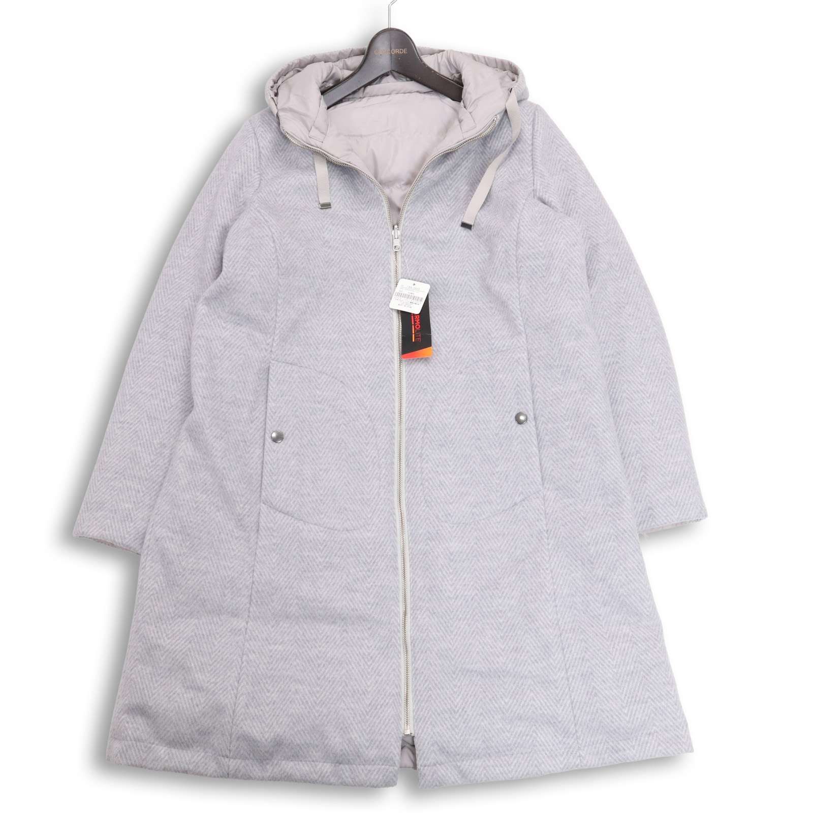 新品 未使用】 Zelal 元町ゼラール 秋冬 リバーシブル☆ ヘリンボーン