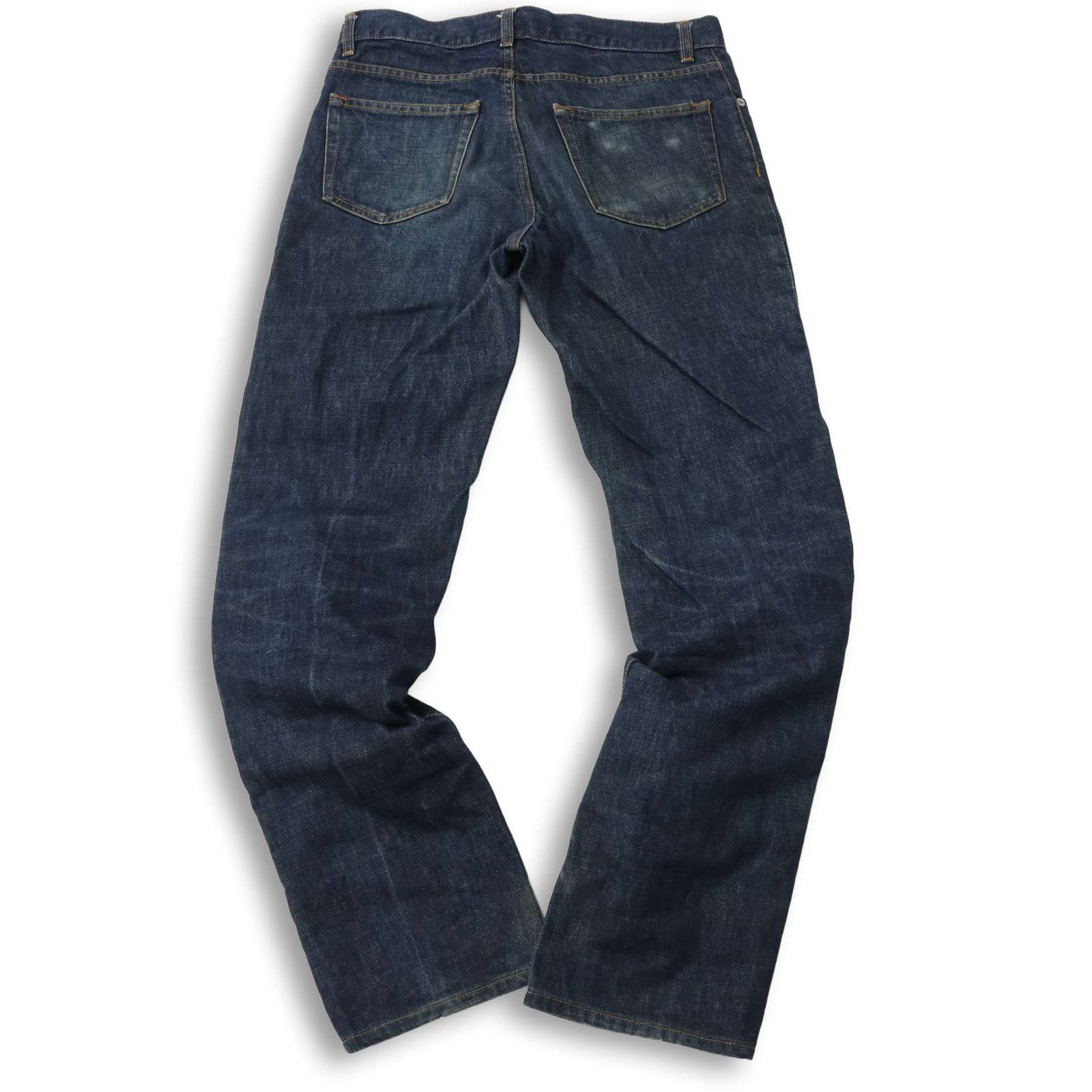 【名作】90s Helmut Lang 本人期　錆加工デニムパンツ 本人期 90s 1998☆ HELMUT LANG ヘルムートラング USED加工 デニム