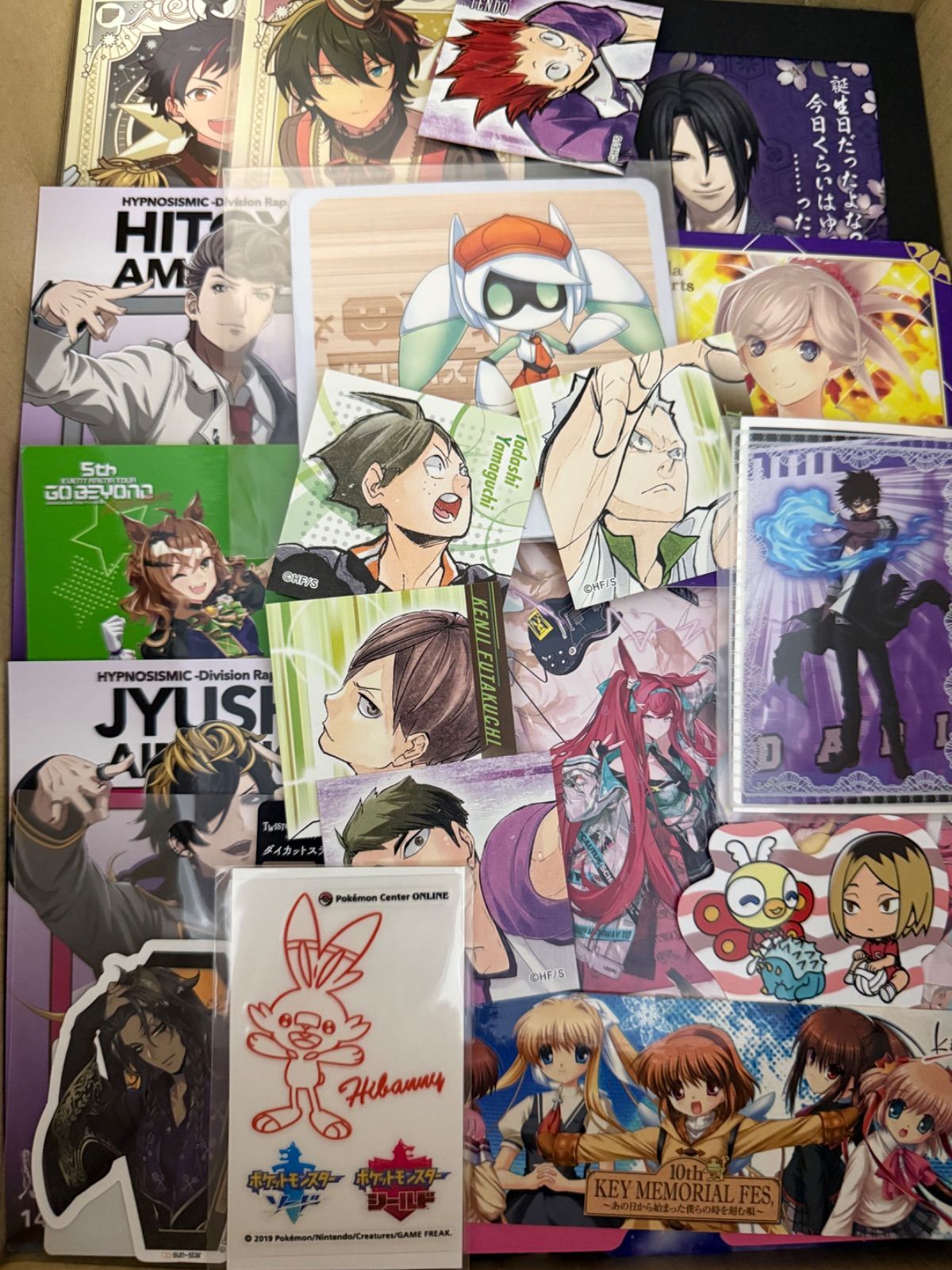 紙類 アニメ ゲーム まとめ売り 大量 コースター ポストカード カード