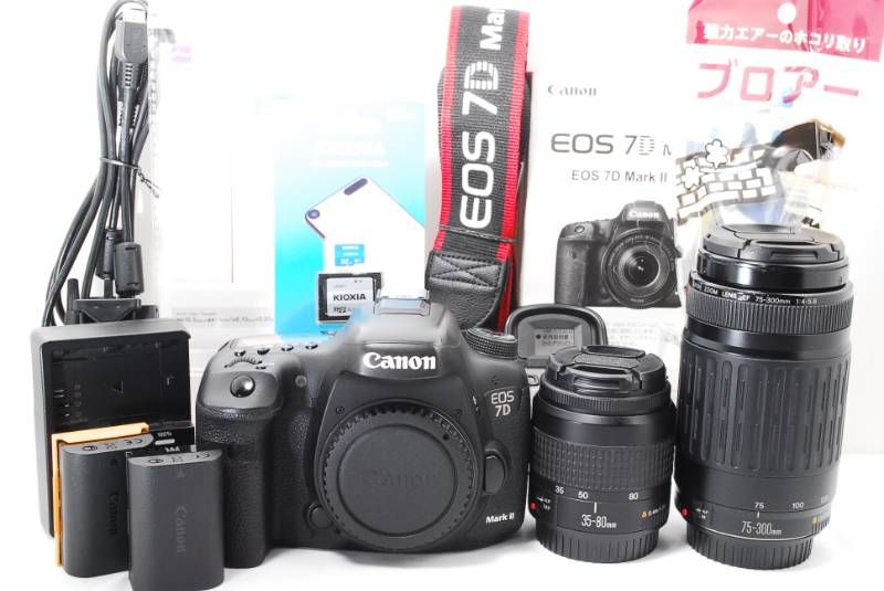 Canon EOS 7D mark II ダブルレンズセット 初心者～プロまで