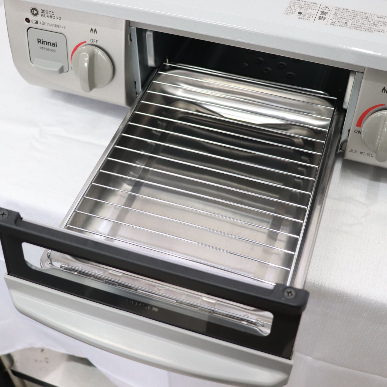 美品】Rinnai リンナイ 2口 ガスコンロ RTE565GRR 2024年製 LPガス 