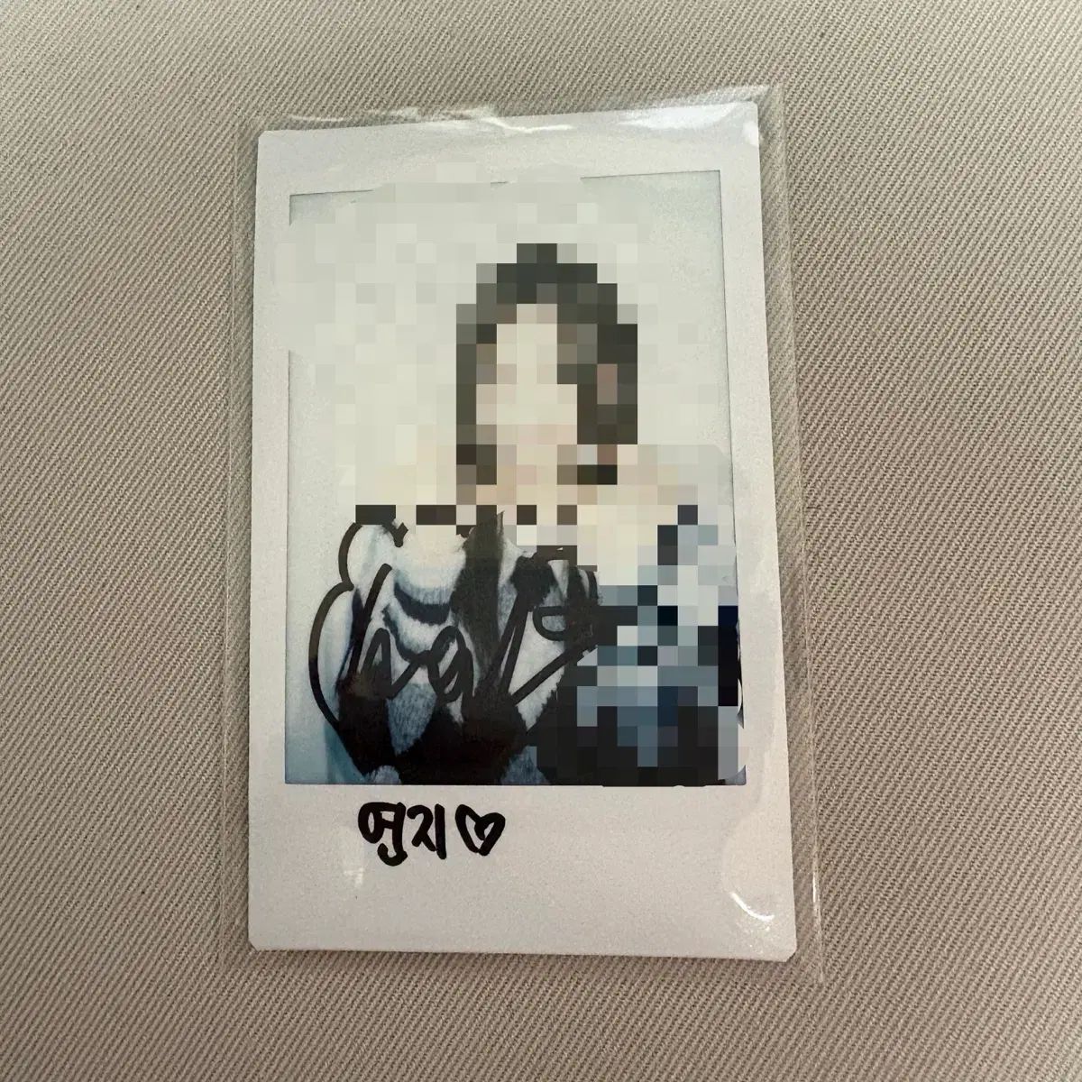 BAE173ヨンソ　サイン入りポラロイド写真5枚セット ATEEZ 直筆サイン入り ポラロイド チェキ ウヨン ATEEZ 直筆サイン入り