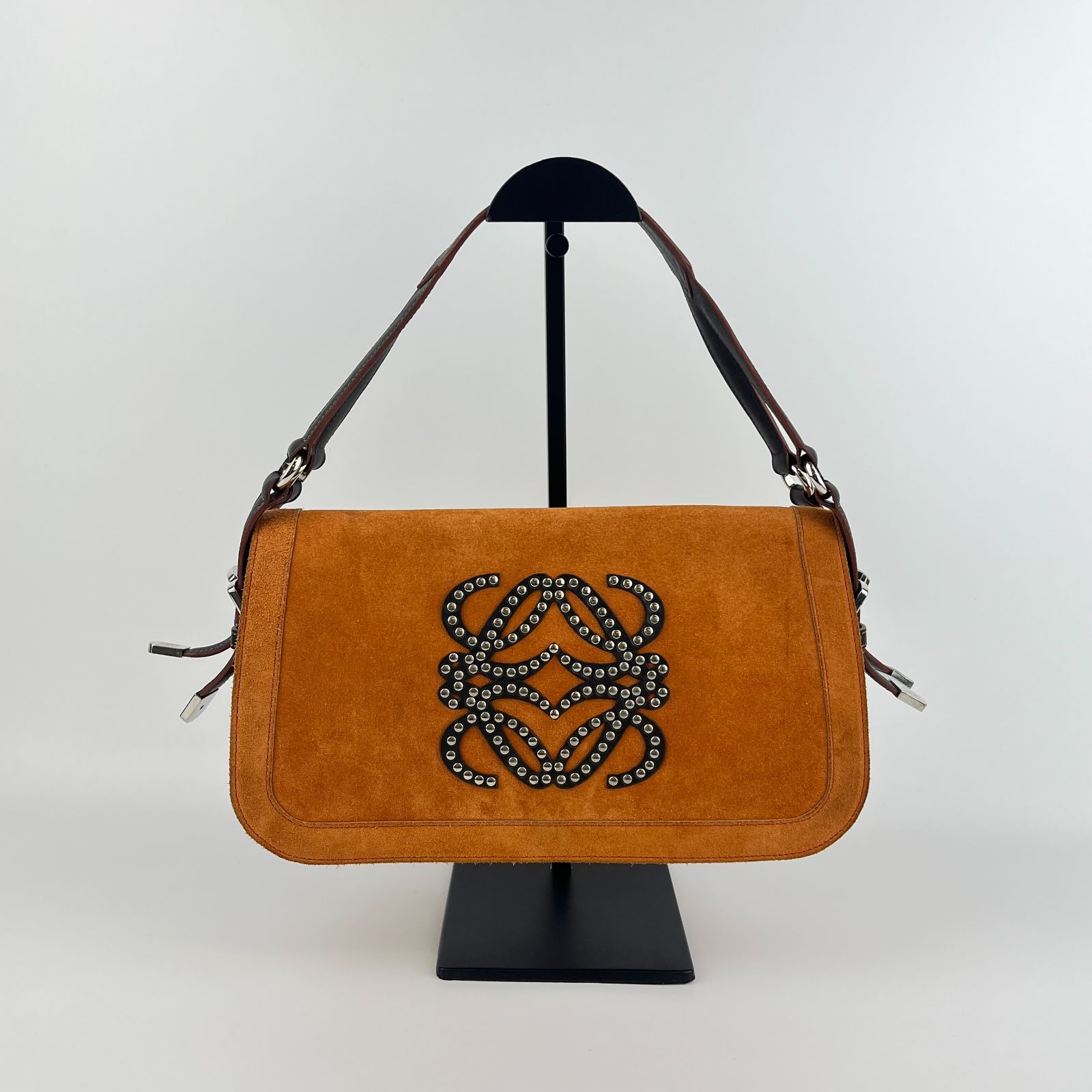 中古】LOEWE ロエベ アナグラム ハンドバッグ ショルダーバッグ