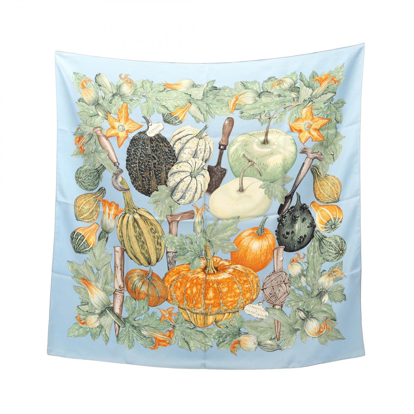 エルメス カレ90 CITROUILLES ET COLOQUINTES HERMES カレ90