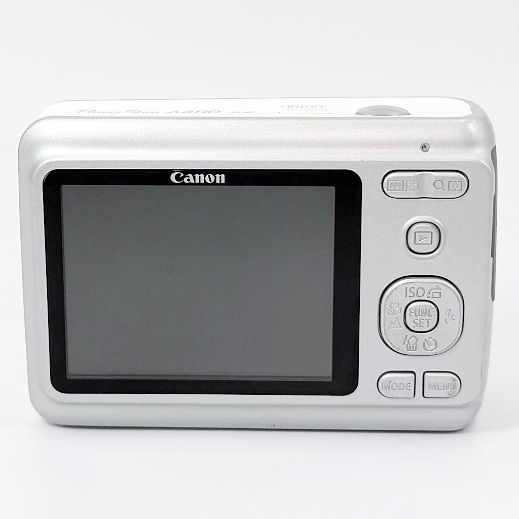 キヤノン CANON PowerShot A480 シルバー コンデジ カメラ 【公式通販】