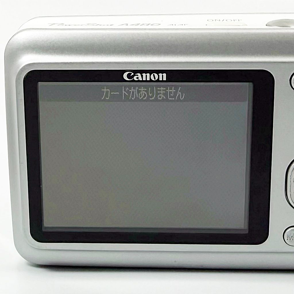 キヤノン CANON PowerShot A480 シルバー コンデジ カメラ 中古 - メルカリ